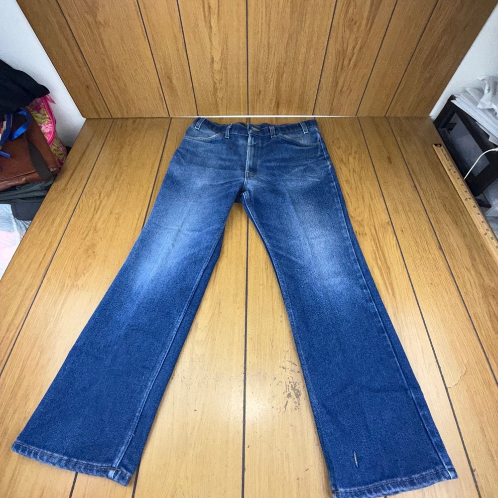 VTG Levi Strauss Action Jeans Men Made in USA Denim Western Style W36 L29